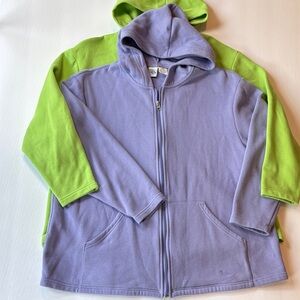 TWO Zippered Hoodies from Junonia. 
Size 1X